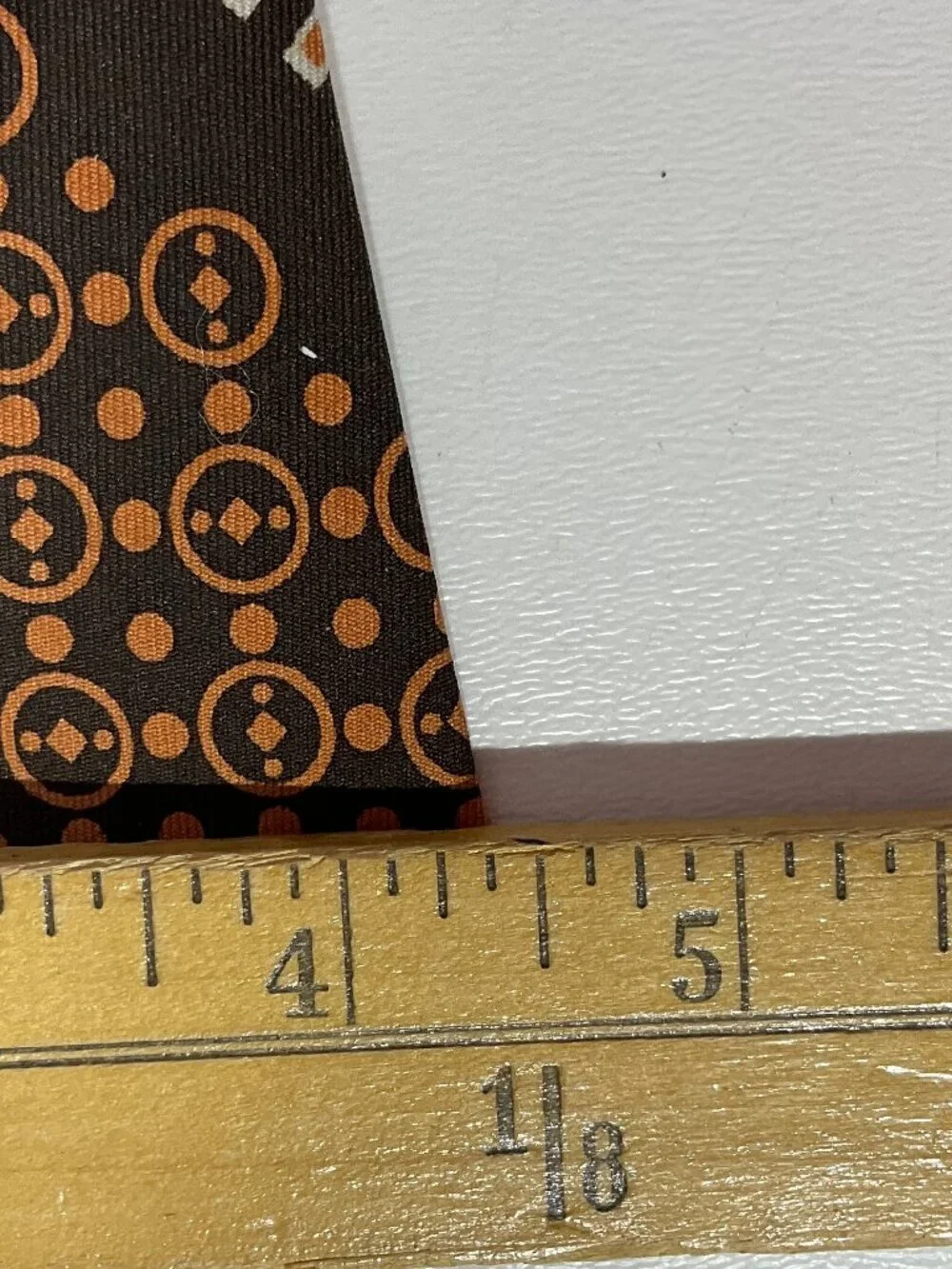 Rivetz of Boston 70s Style Brown Mens Tie